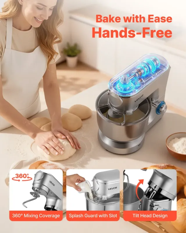 Planetaarmikser 6 L, 1500 W