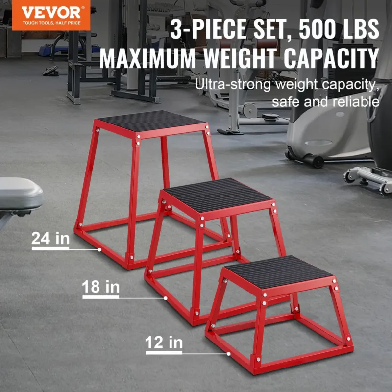 Plyomeetrilised hüppekastid, 1,91 cm, 227 kg