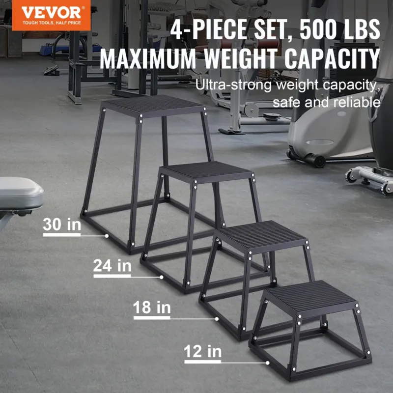 Plyomeetrilised hüppekastid, 2,03 cm, 227 kg