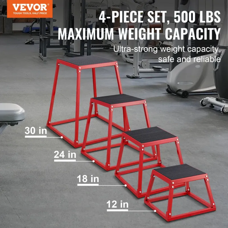 Plyomeetrilised hüppekastid, 2,03 cm, 227 kg