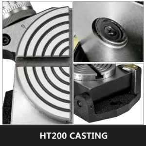 Pöördlaud 10,2 cm/100 MM horisontaalne vertikaalne pöördlaud — pilt 3