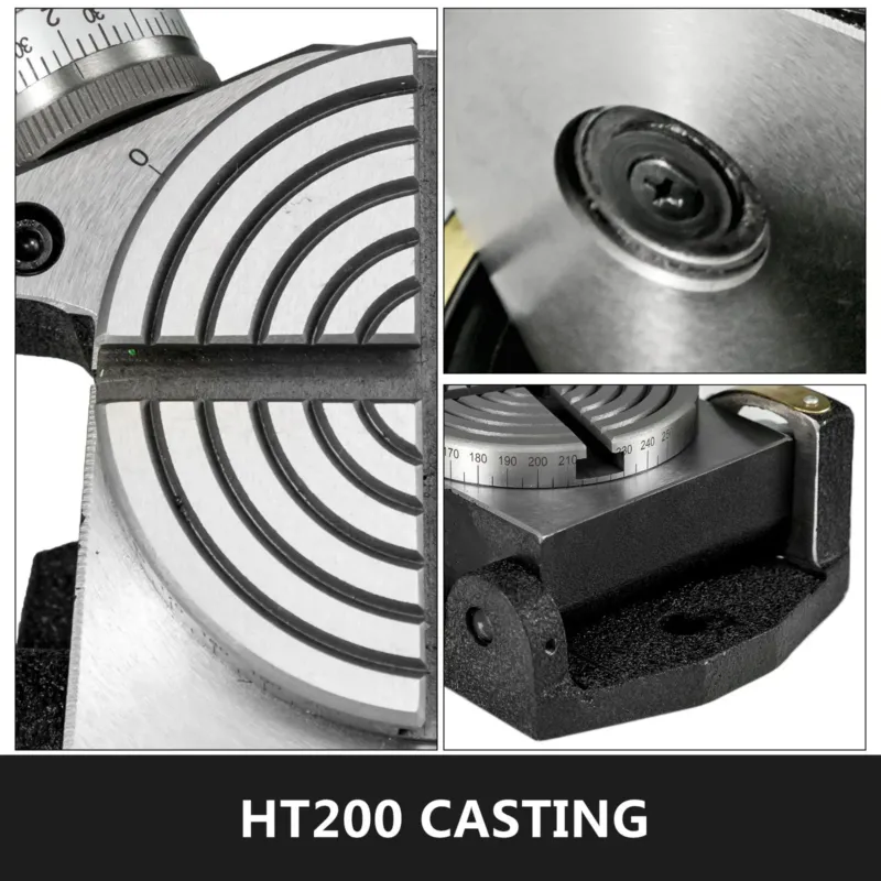 Pöördlaud 10,2 cm/100 MM horisontaalne vertikaalne pöördlaud
