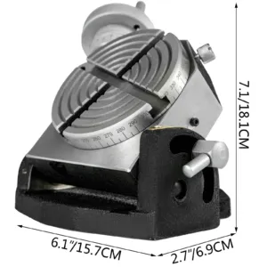 Pöördlaud 10,2 cm/100 MM horisontaalne vertikaalne pöördlaud — pilt 8
