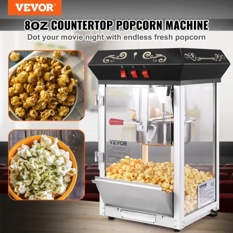 Popkornimasin 850 W, 227 g