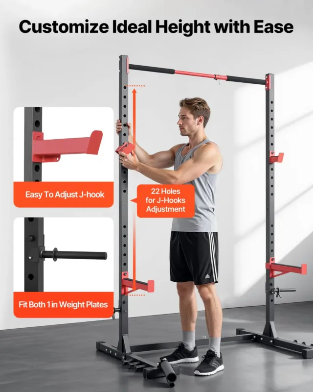 Power Cage Rack, 5,08 x 2,54 cm, 445 kg