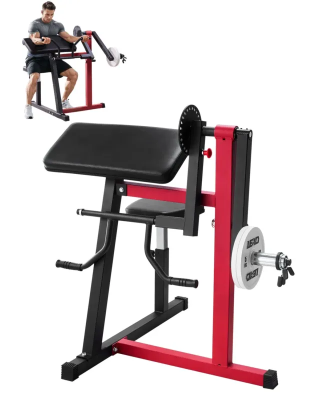Preacher Curl masin, 5,08 cm, 75 kg