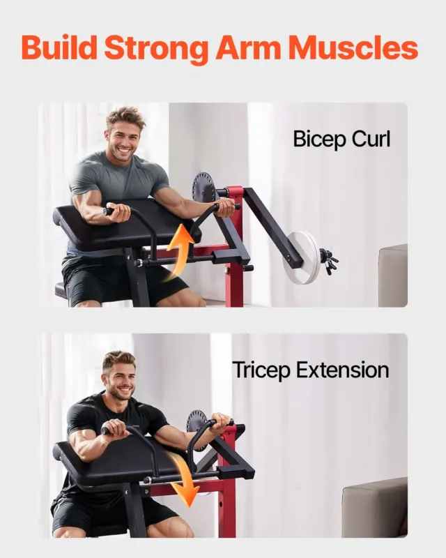 Preacher Curl masin, 5,08 cm, 75 kg