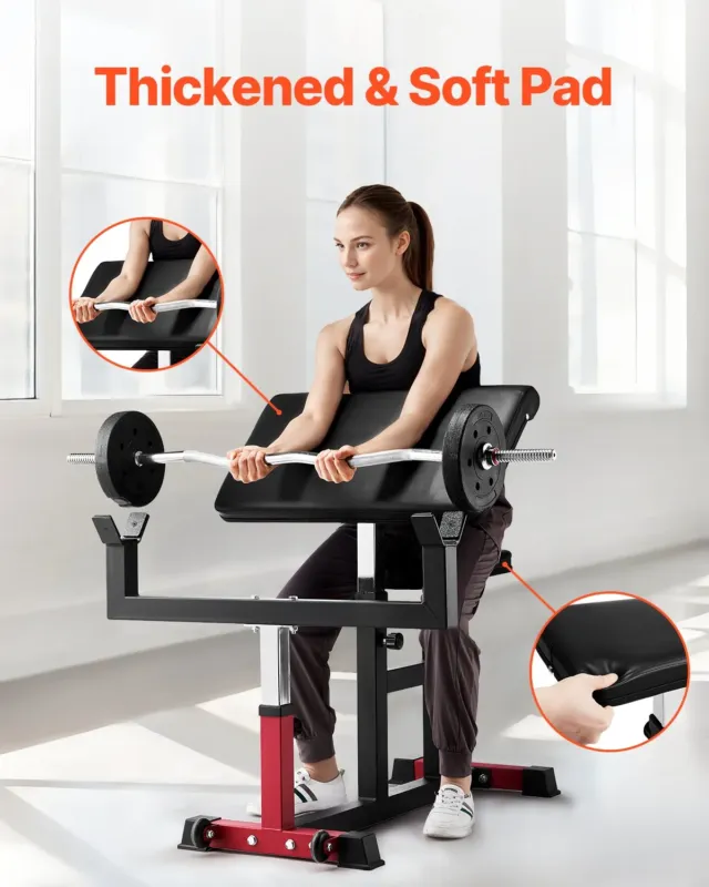 Preacher Curl Pink, 200 kg