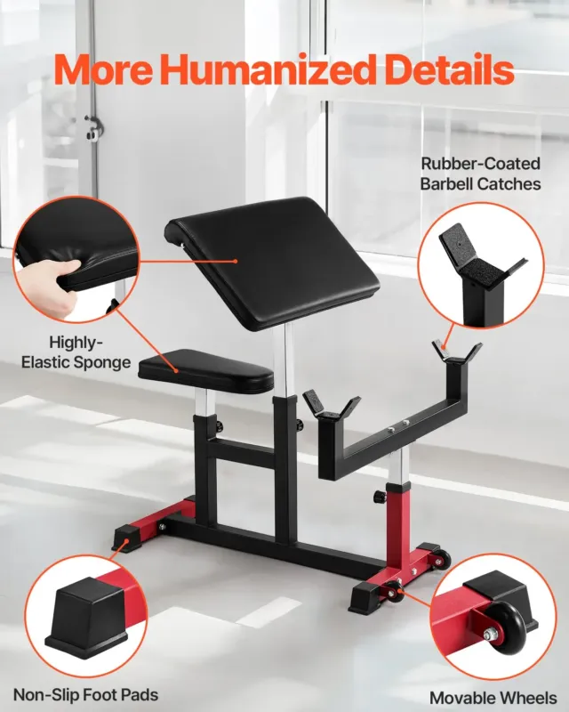 Preacher Curl Pink, 200 kg