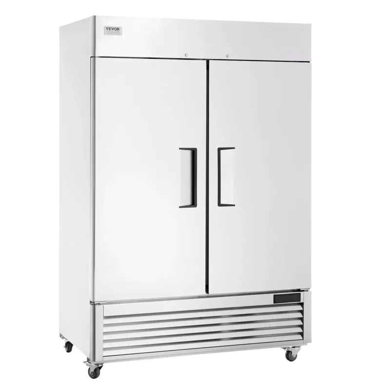 Professionaalne külmkapp 1100 L, 2 ust, roostevaba teras