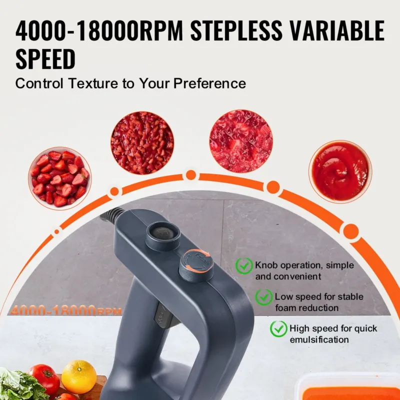 Professionaalne saumikser 500 W, 40,6 cm