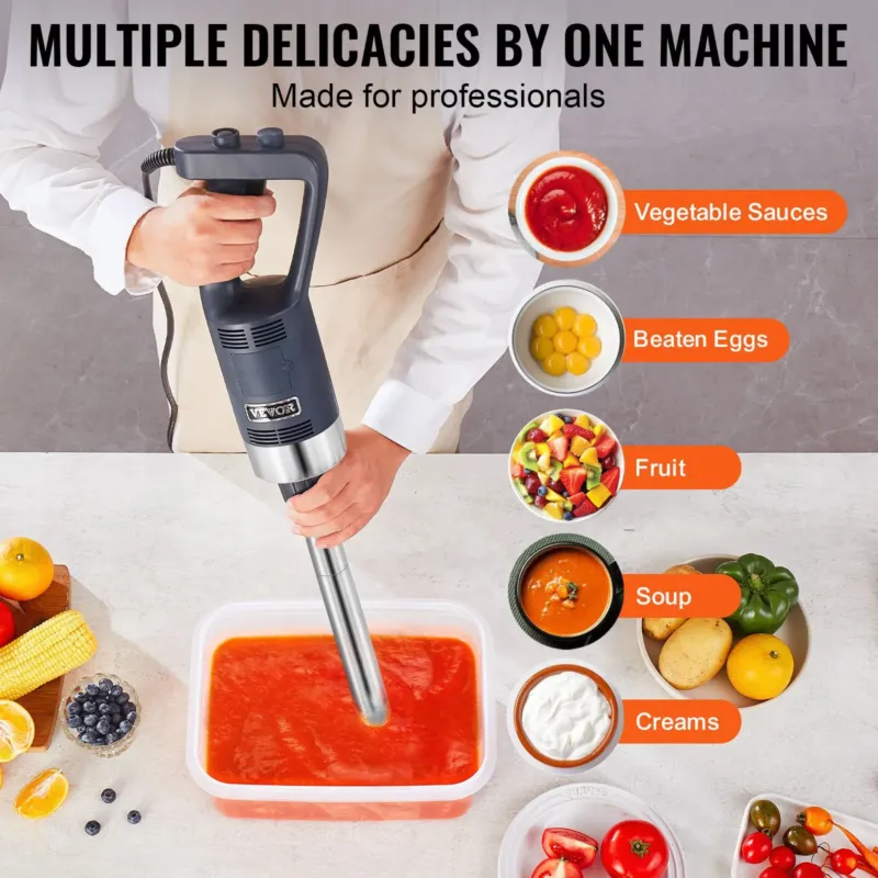 Professionaalne saumikser 500 W, 40,6 cm