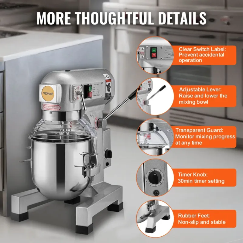Professionaalne toidumikser 14 L, 550 W