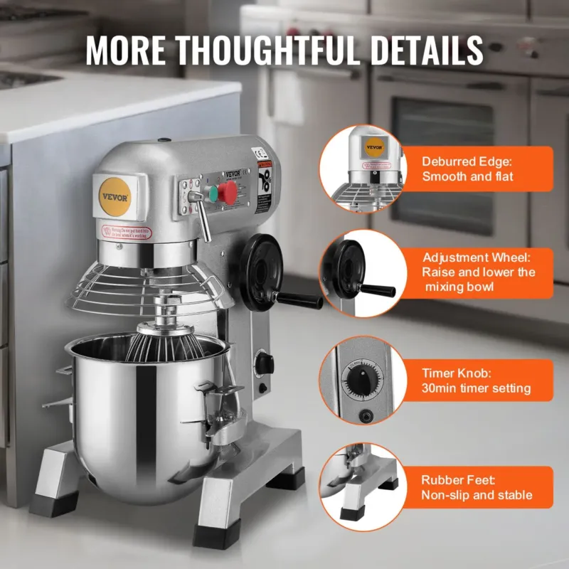 Professionaalne toidumikser 18,7 L, 1100 W