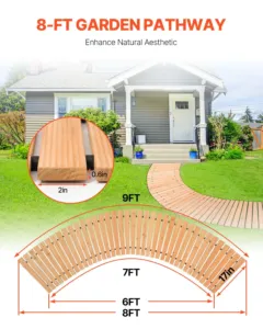 Puidust aiarada, 20,3 x 43,2 cm, 5,82 kg — pilt 2