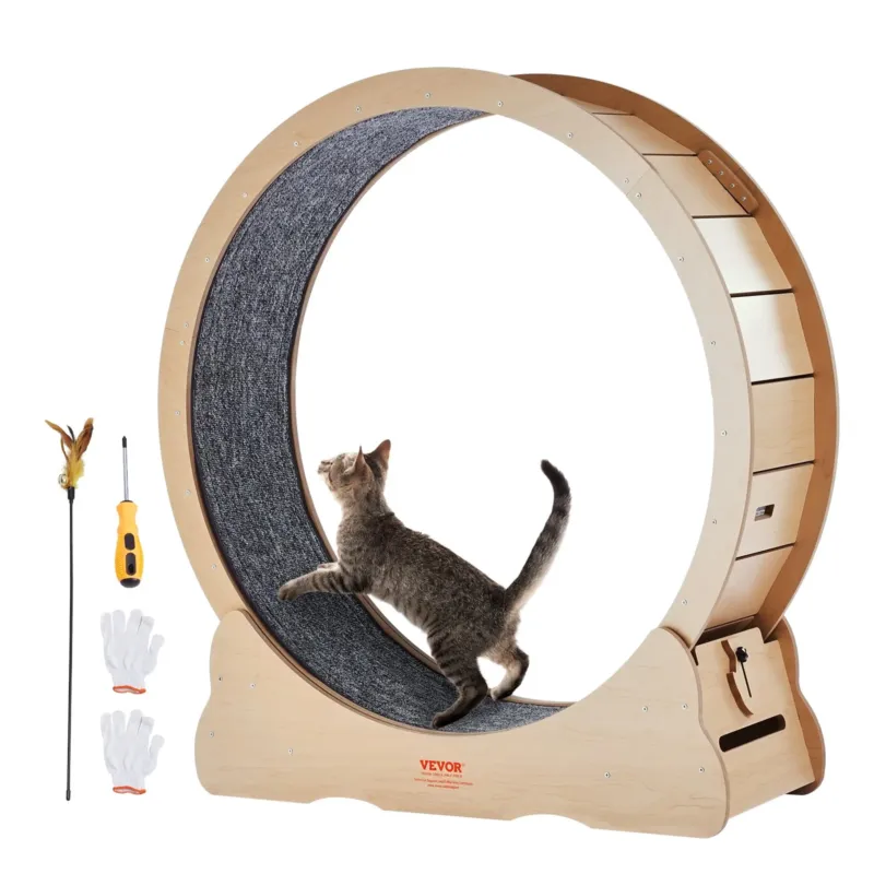 Puidust kassi treeningratas, 110 cm, 12 mm