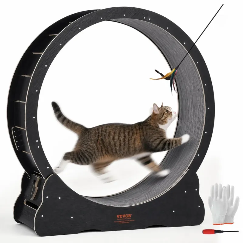 Puidust kassi treeningratas, 110 cm, 12 mm