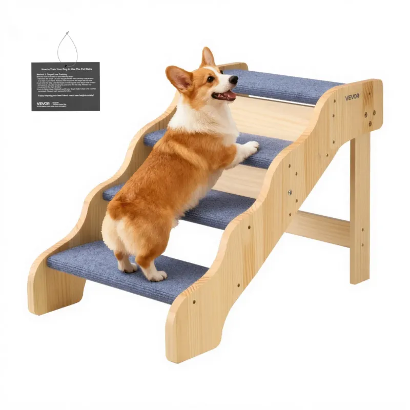 Puidust lemmikloomatrepp, 68 kg, 12 cm