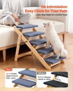 Puidust lemmikloomatrepp, 68 kg, 12 cm — pilt 2