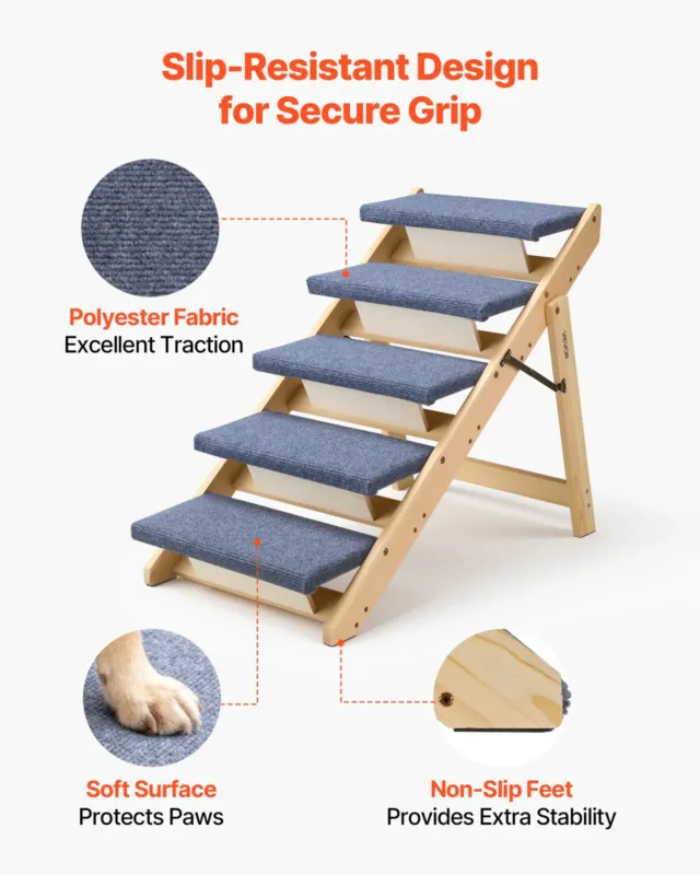 Puidust lemmikloomatrepp, 68 kg, 12 cm