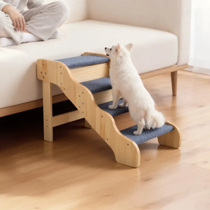 Puidust lemmikloomatrepp, 68 kg, 12 cm