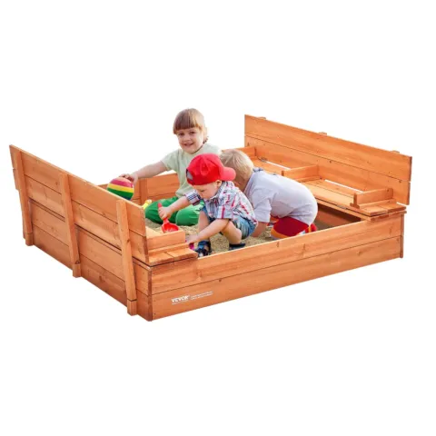 Puidust liivakast, 133 x 120 x 42,9 cm, 1330 x 1200 x 430 mm