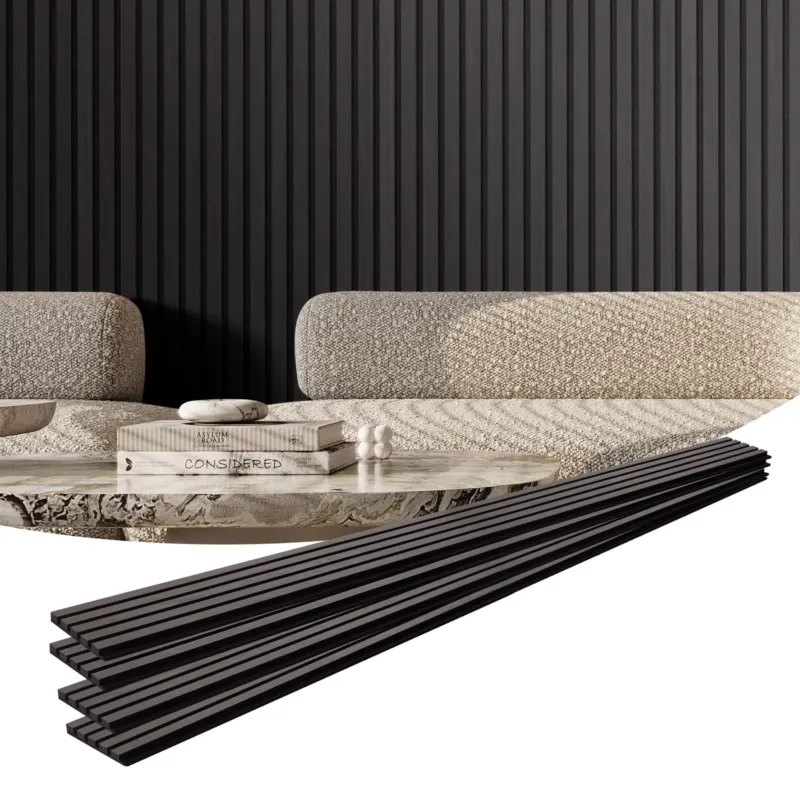 Puitliistudega akustilised paneelid, 20,1 x 240 cm, 4 tk