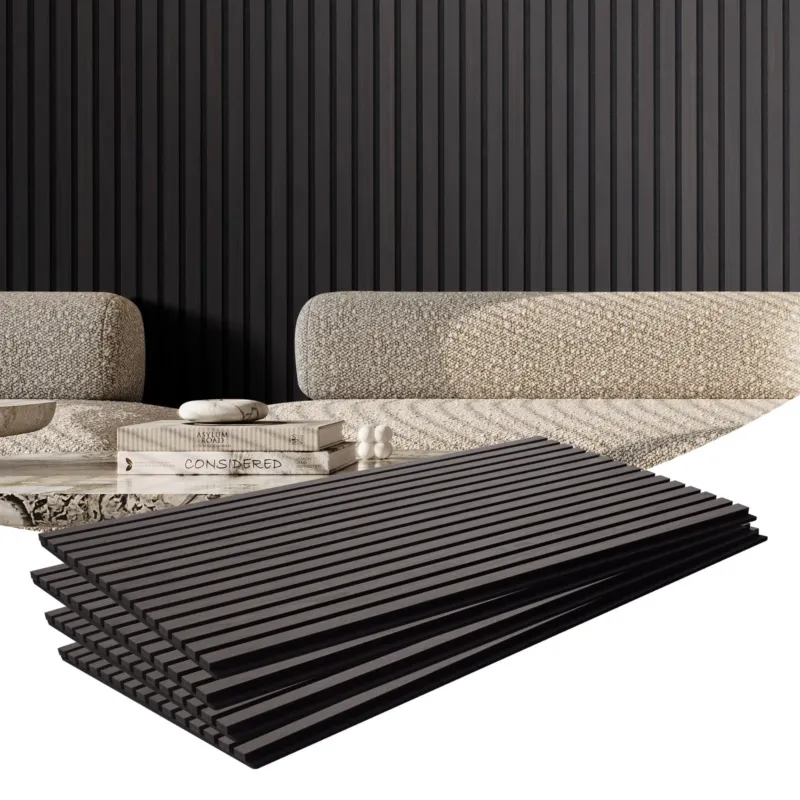 Puitliistudega akustilised paneelid, 59,9 x 120 cm, 4 tk