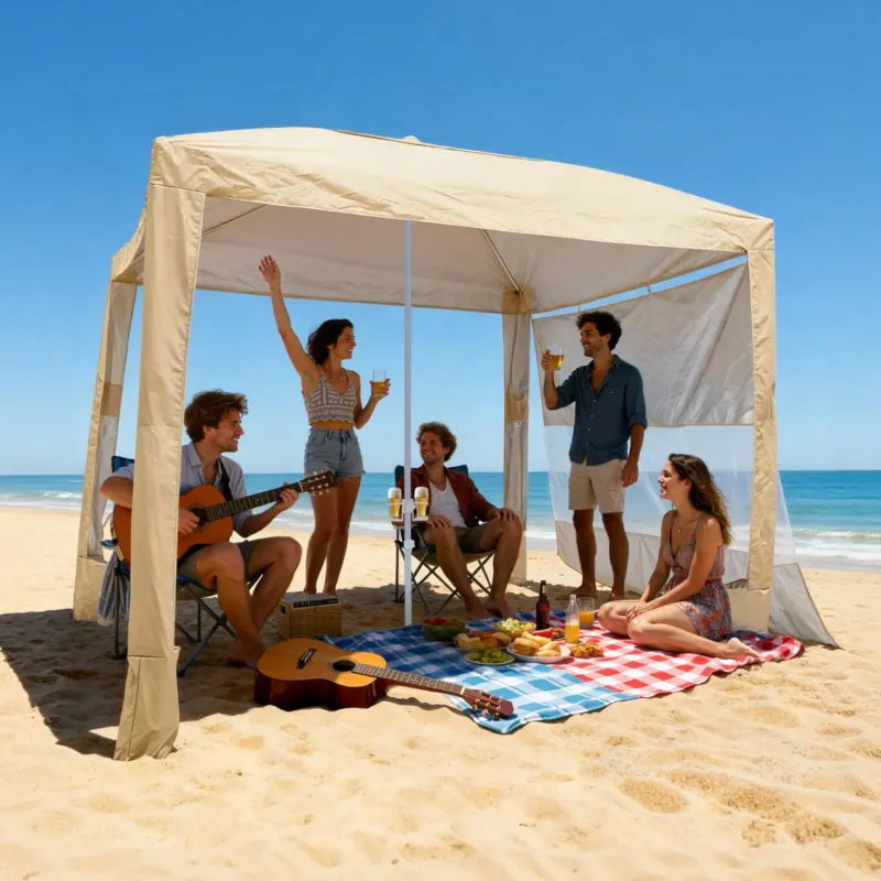 Rannakabana, 2,4 x 2,4 m, 2400 x 2400 x 2400 mm