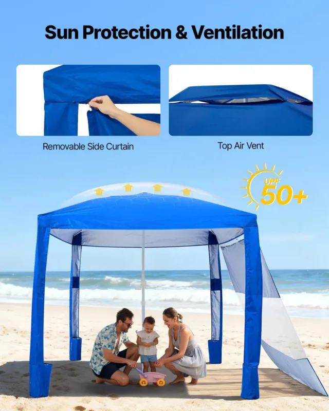 Rannakabana, 2,4 x 2,4 m, 2400 x 2400 x 2400 mm