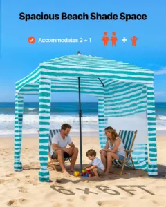 Rannakabiin, 1,83 x 1,83 m, 140 g — pilt 2