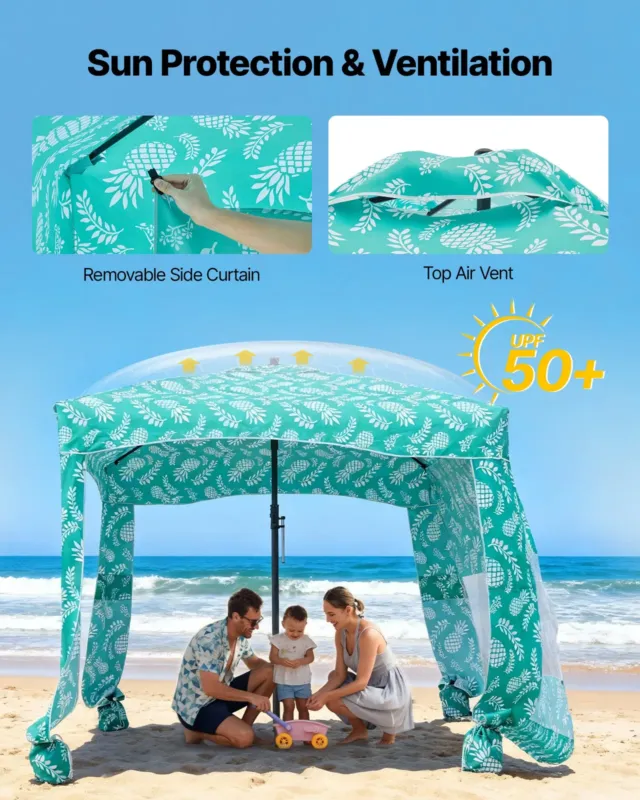 Rannakabiin, 1,83 x 1,83 m, 140 g