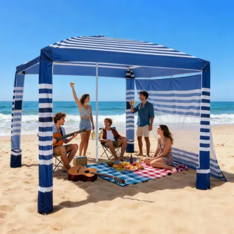 Rannakabiin, 2,4 x 2,4 m, 2400 x 2400 x 2400 mm