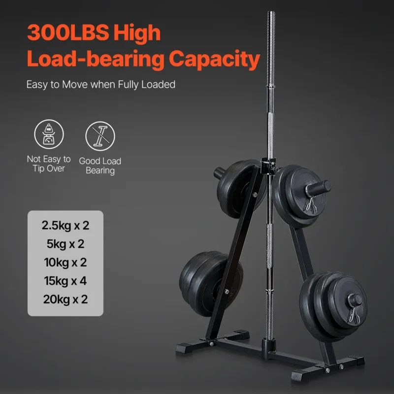 Raskuste plaatide hoidik, 5,08 cm, 136 kg
