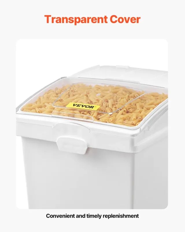 Ratastel toiduainete mahuti 33,3 L, 3 tk