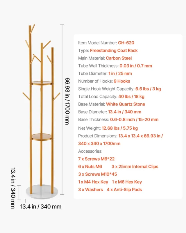Riidenagi, 3 kg, 340 mm