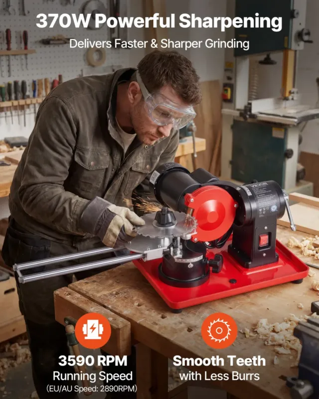 Ringsae tera teritaja, 370 W, 125 mm