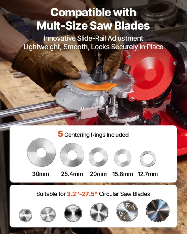 Ringsae tera teritaja, 370 W, 125 mm