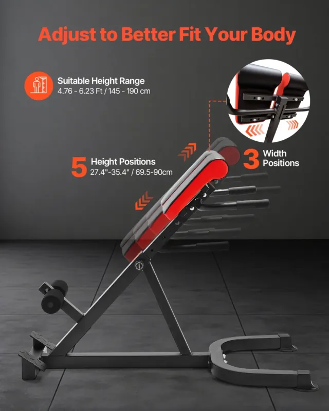 Rooma tooli hüperekstensioonipink, 136 kg