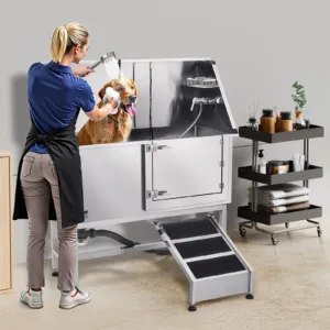 Roostevabast terasest koerapesujaam, 127 cm, 150 kg — pilt 8