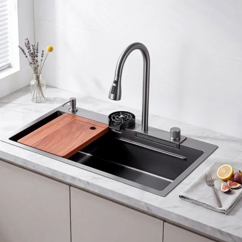 Roostevabast terasest köögivalamu 85 cm, 28T854622RB2