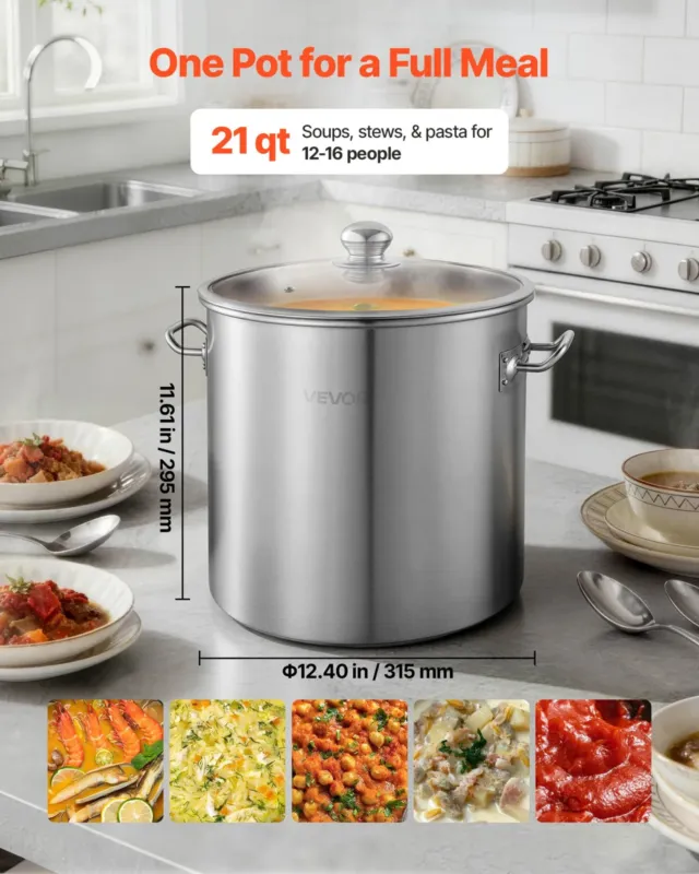 Roostevabast terasest pott 19,9 L