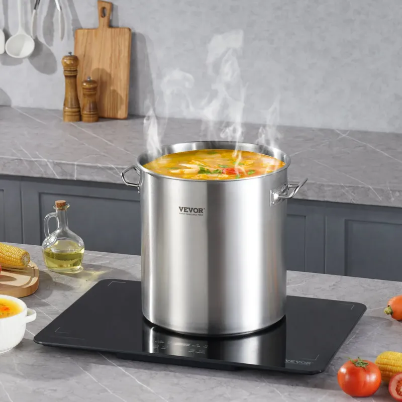 Roostevabast terasest pott 22,7 L, kaanega