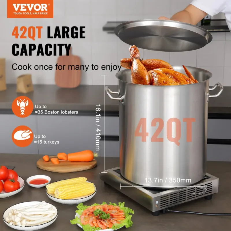 Roostevabast terasest pott 39,7 L, SP354003D