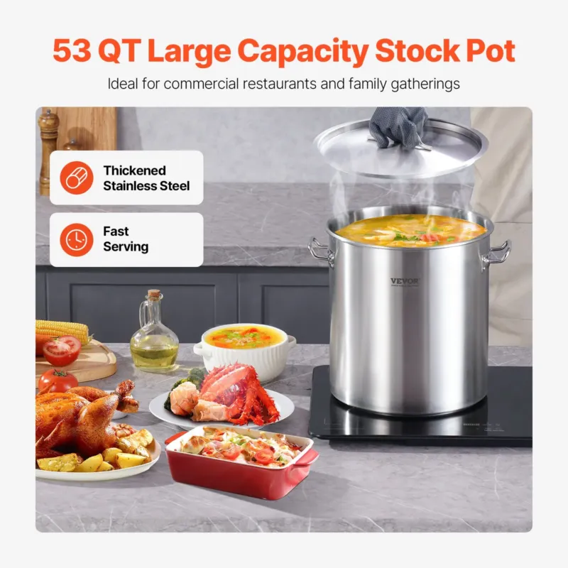 Roostevabast terasest pott 50,2 L