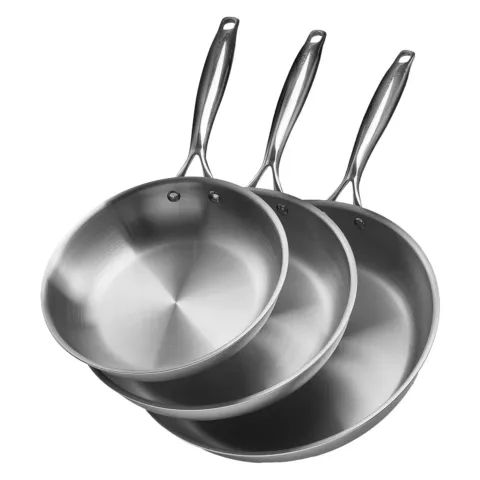 Roostevabast terasest praepannide komplekt 24/28/32 cm
