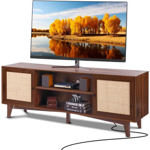 Rotangist telekaalus 191 cm boheemlaslik televiisorikapp