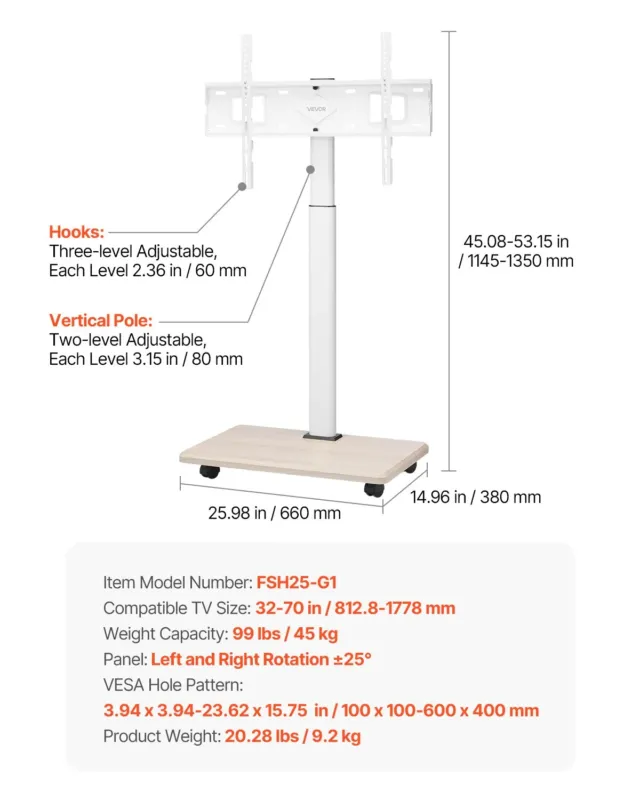 Rull-telerialus, 178 cm, 44,9 kg