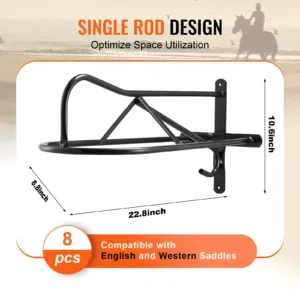 Seinale kinnitatav sadularaam, 69,3 x 41,4 x 31,8 cm, 8,6 kg — pilt 3