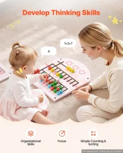 Seinale kinnitatav tegevustahvel, 35,6 cm, 1450 x 390 x 35 mm — pilt 4
